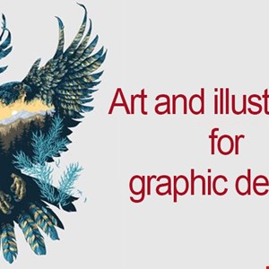 Art and illustration for graphic design